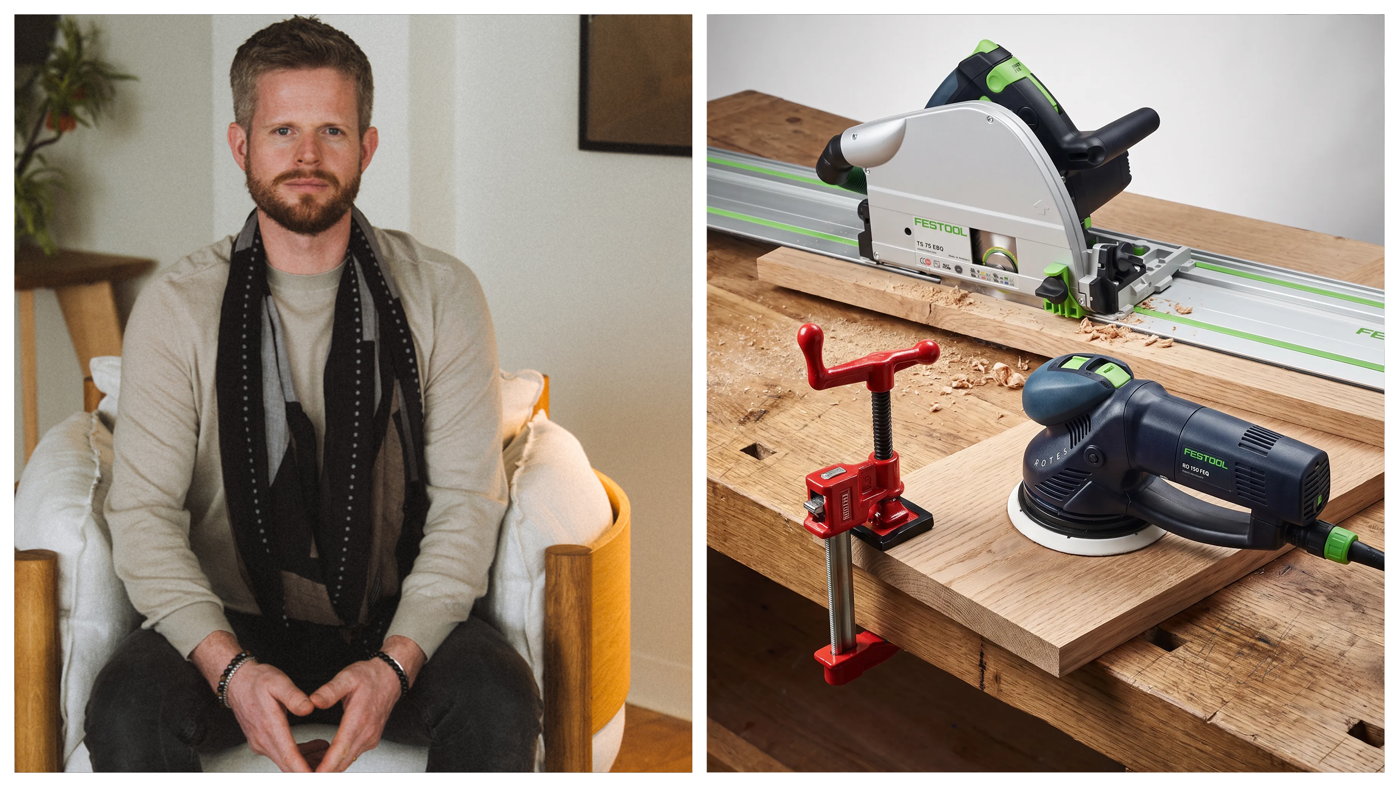 Curious about woodworking? You only need 5 tools to get started, according to the coowner of this furniture studio