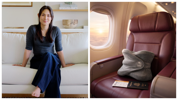 The travel pillow Sabai co-founder swears by for total support during long-haul flights