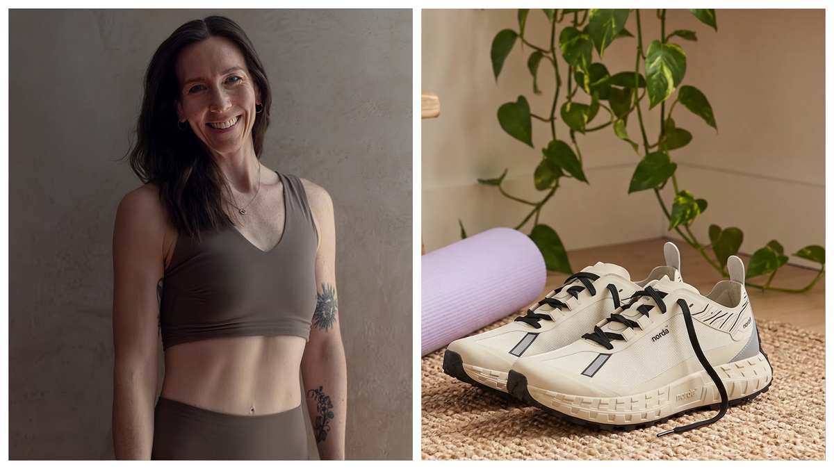 Yoga instructor Emily Hyland calls these $295 trail runners her “shoes for life”